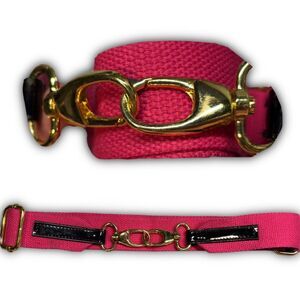 Pink Belt and Purse Strap